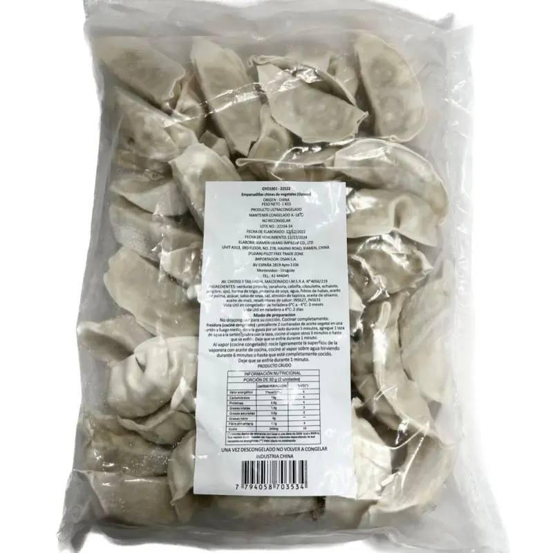 Empanadas chinas 1Kg - Gyozas 