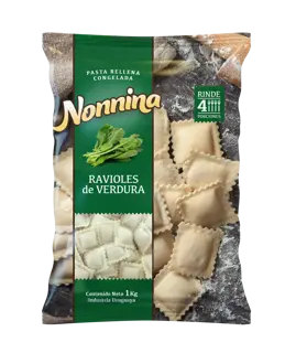 RAVIOLES DE VERDURA NONNINA - 1KG