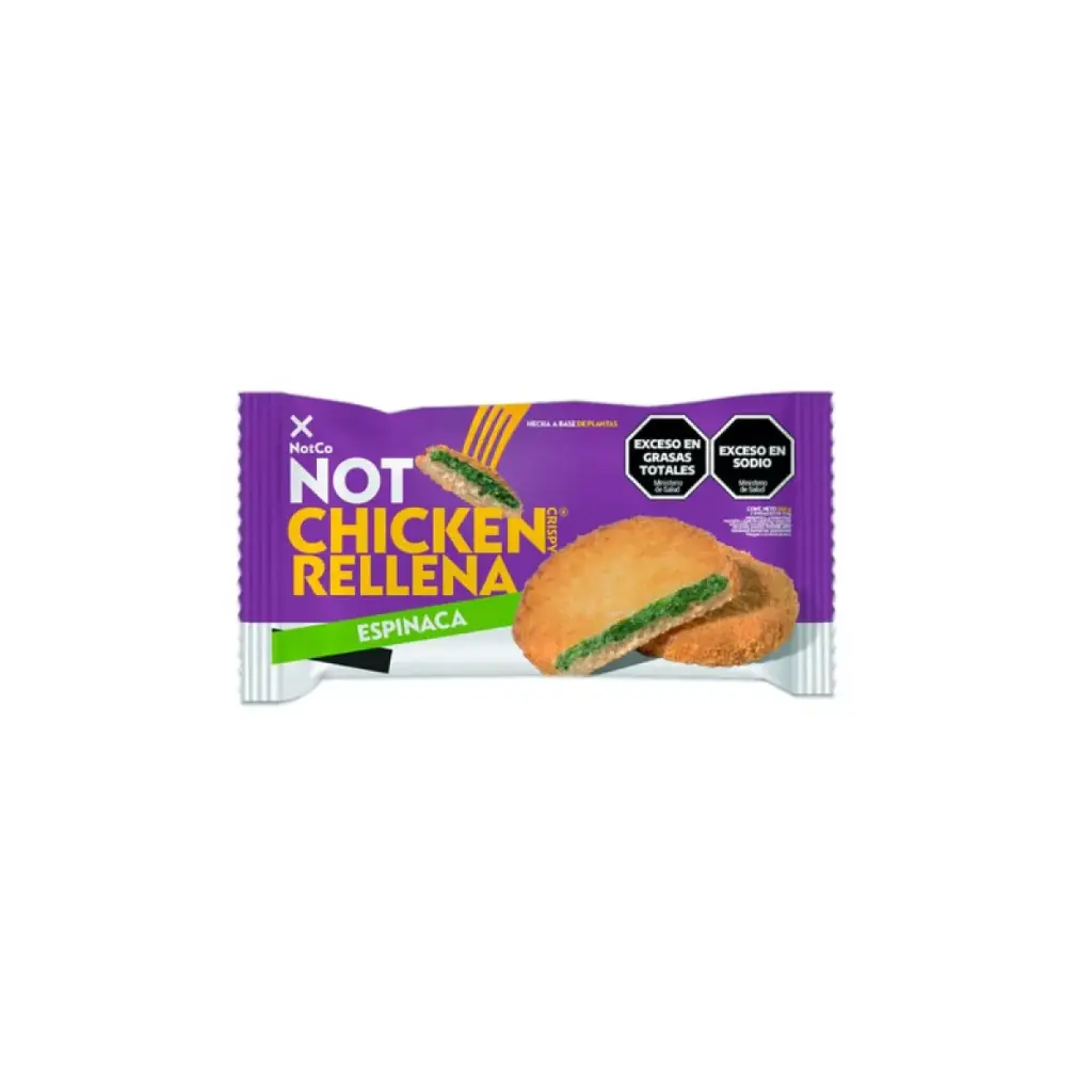 NOT CHICKEN CRISPY RELLENA ESPINACA  - 240 GRS
