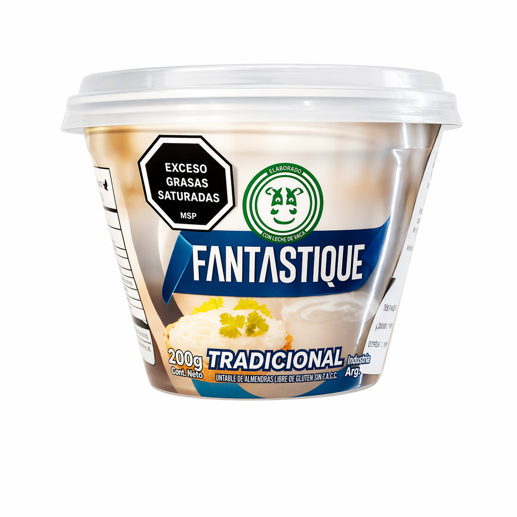 Queso untable fantastique 200g - Felices las vacas