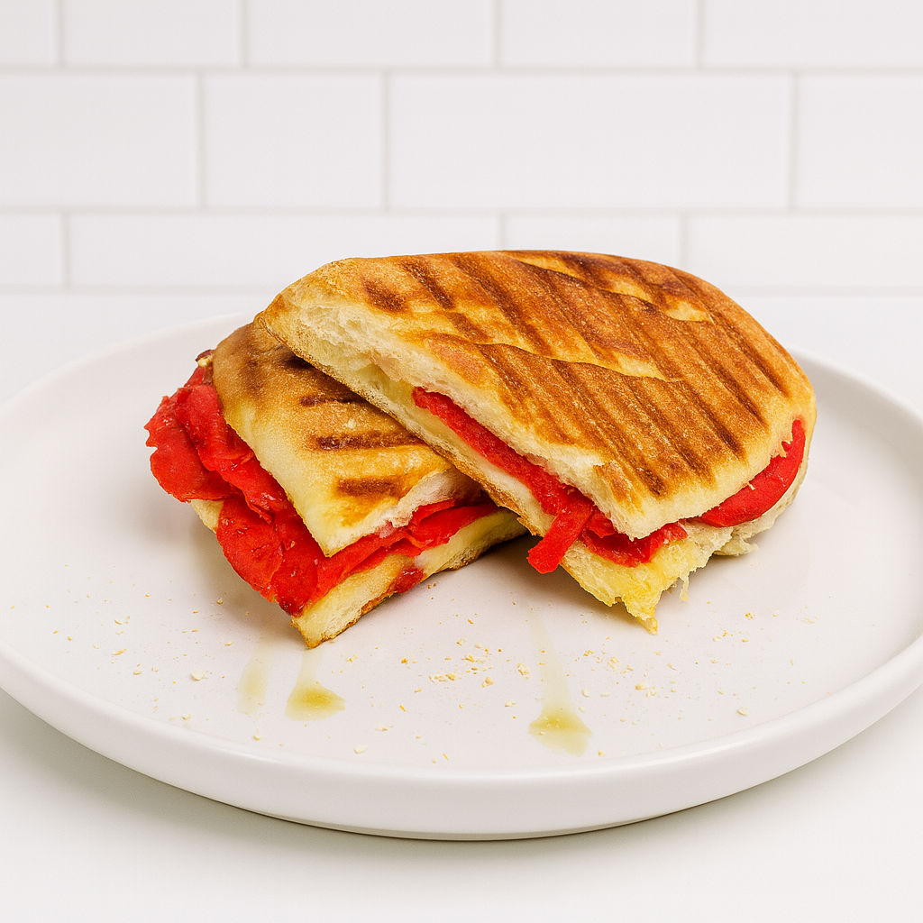 Sandwich caliente Salame (pan catalán)