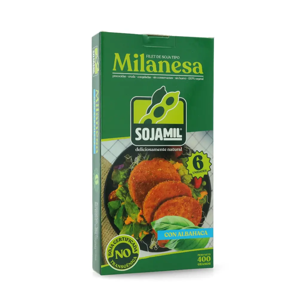 Milanesa de Albahaca 6u- SojaMil