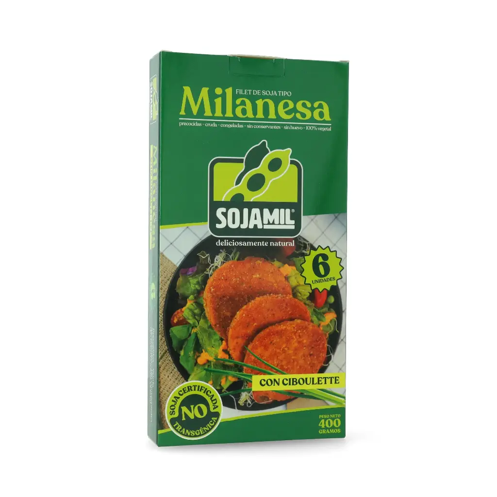 Milanesa de Ciboulette 6u - SojaMil