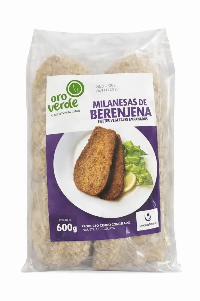 Milanesa de Berenjena 600g - Oro Verde