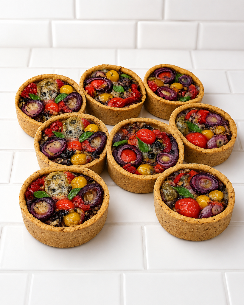Tarta de verduras organicas - sin harinas