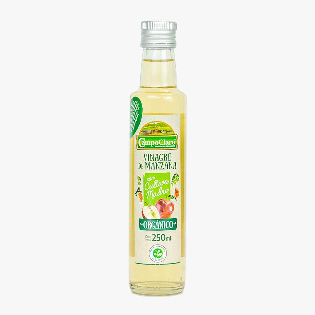 Vinagre manzana organico 250ml - campo claro