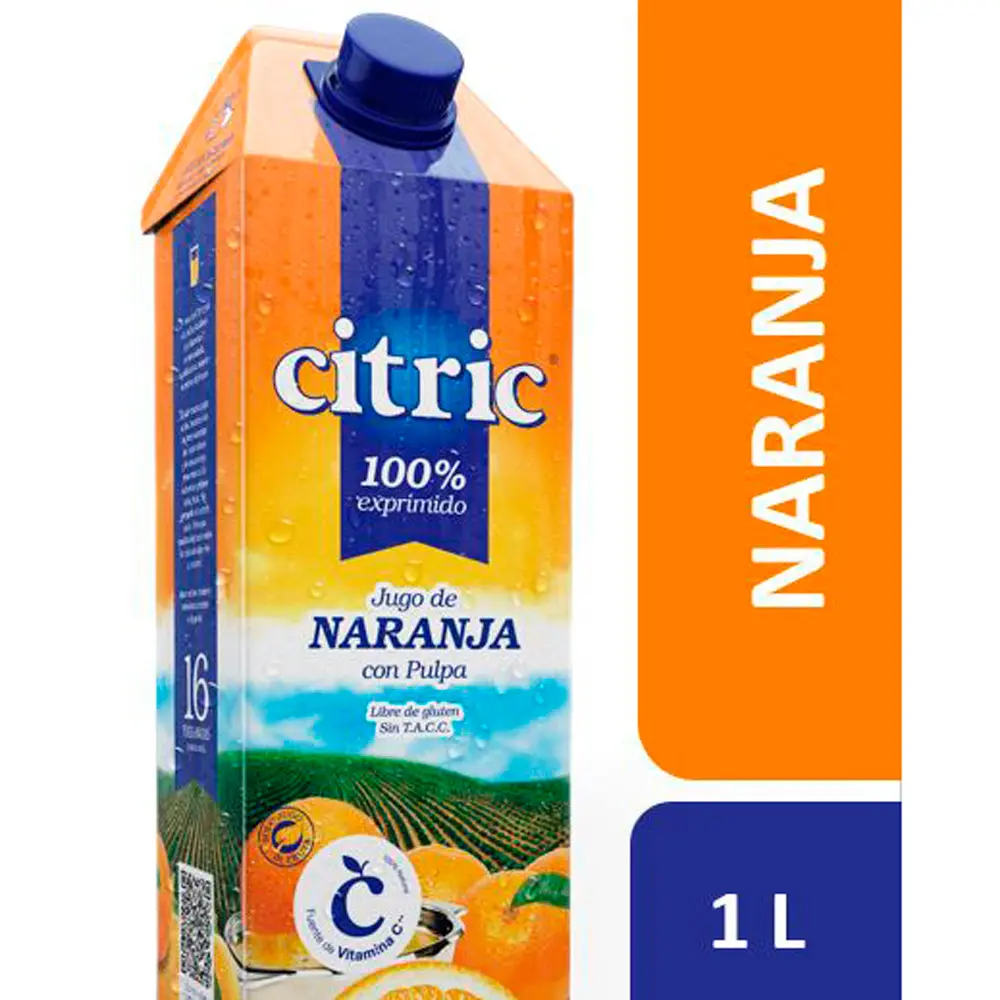 CITRIC TETRA 1000G NARANJA