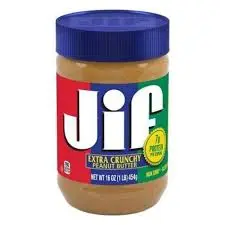 MANTECA DE MANI ORIGINAL JIF 454gr