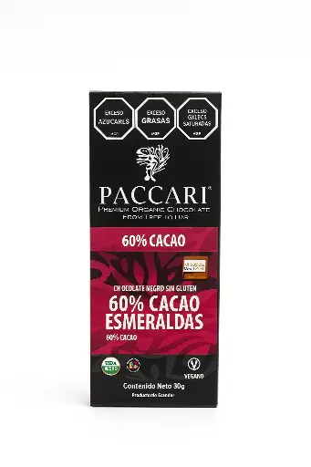 Chocolate Negro Esmeraldas - Paccari