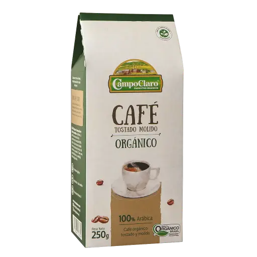 Cafe Tostado molido 250g - Campo Claro